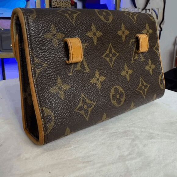 Louis Vuitton LV Brown Monogram Pochette Florentine Belt Bag Small - Picture 12 of 16